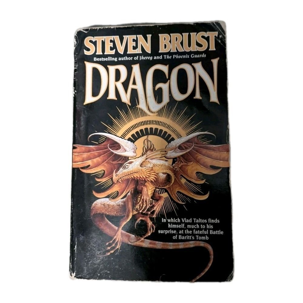 Dragon Steven Brust Mass Market Paperback 1999 1st Ed Tor Vlad Taltos Fantasy